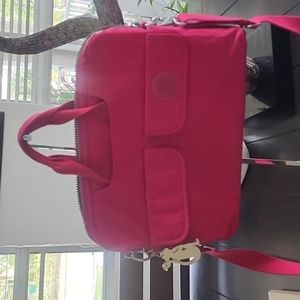 Kipling laptop bag pink